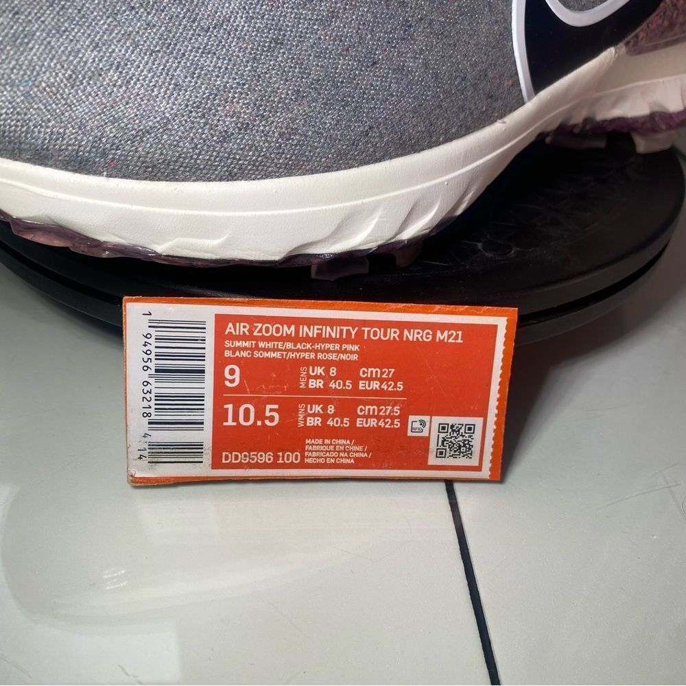 🆕 Nike Air Zoom Infinity Tour NRG 'Hyper Pink' - Mens 9 - Picture 2 of 11
